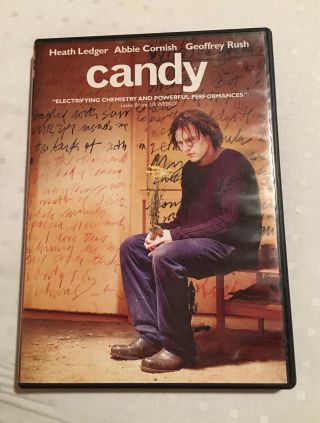 Candy (dvd,  2007) Oop Rare Heath Ledger