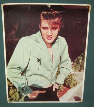 Elvis Presley Epe Enterprises Photo Poster 1956 11 X14 Frontier Hotel Rare Auto