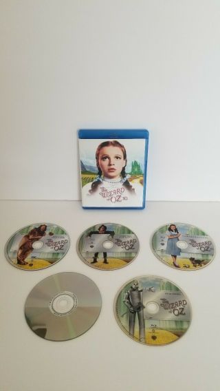 The Wizard Of Oz 75th Anniversary In 3d Bluray Rare 5 Disc Set
