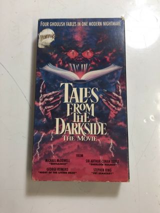 Tales From The Darkside: The Movie Vhs Horror Vintage Vhs Cult Rare 1990