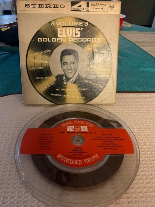 1963 Elvis Rare " Reel To Reel " Tape " Elvis Golden Rec.  Vol3 " (estate)