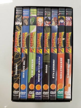 Dragon Ball Z - The Saiyan Conflict Box Set (dvd,  2001,  8 - Disc Set) Rare Oop