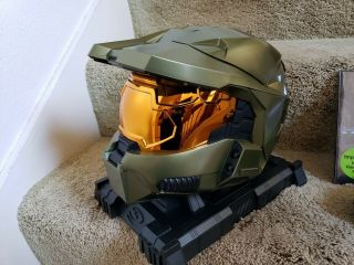 Rare HALO 3 Legendary Edition Master Chief Collectable Helmet And Stand - No Game 3