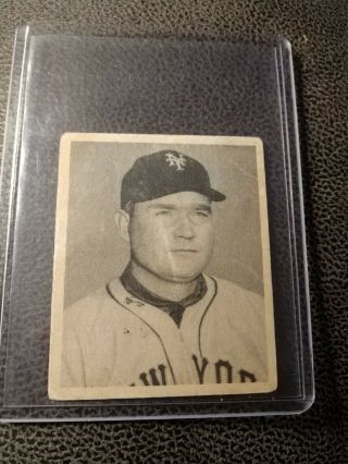 1948 Bowman Johnny Mize York Giants 4 Baseball Card