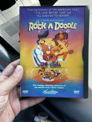 Rock - A - Doodle (dvd,  1999,  Multiple Languages) Oop Very Rare