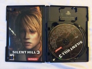 Silent Hill 3,  Soundtrack - Complete Cib Ps2 Ntsc - Rare Playstation 2