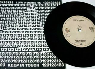 Low Numbers 7 " - Keep In Touch Rare & Orig 1979 Single Mod The Jam Punk Pistols