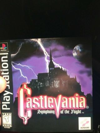 Castlevania: Symphony Of The Night Playstation Ps1 - Black Label - Cib - Rare