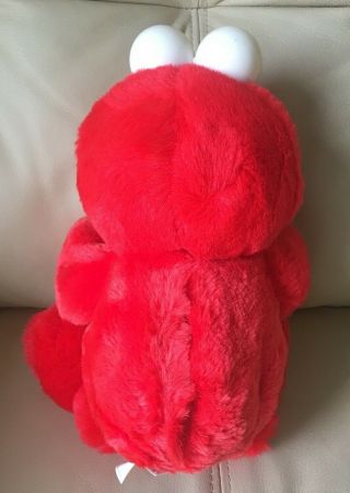 VINTAGE TICKLE - ME - ELMO RED TALKING PLUSH STUFFED ANIMAL TOY PRE - OWNED USA SELLER 2