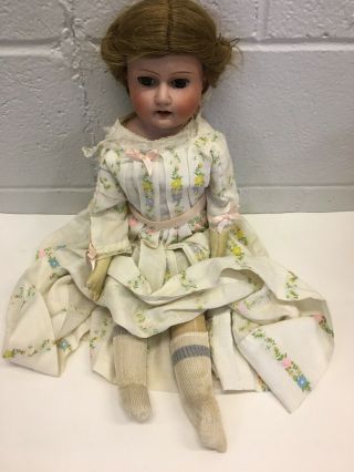 Antique Rare Doll Bisque And Cloth Morimura Brothers 5 Mb Japan