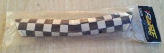 Rare Scotts Flite Vintage Bmx Old School Black Checkered V - Type Handlebar Pad