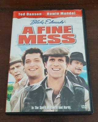 A Fine Mess Dvd Rare 1986 Ted Danson Howie Mandel
