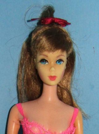 Vintage Tnt Barbie Doll Brunette Hair 1960 