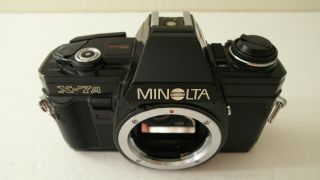 Rare Black Fully Minolta X - 7a X7a 35mm Film Student Camera Body