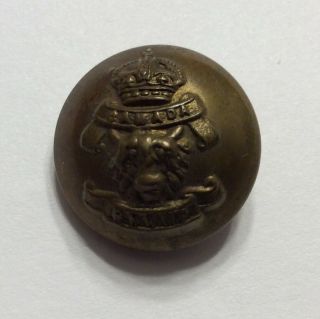 Rare C.  1904 - 20 Rnwmp Brass Uniform Button 19mm Nwmp Rcmp Canadian Mounted Police