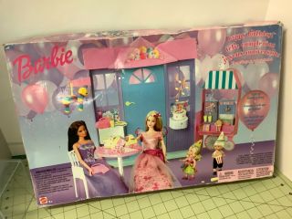 Barbie Happy Birthday Playset With Light Up Candle And Song And More Interactive