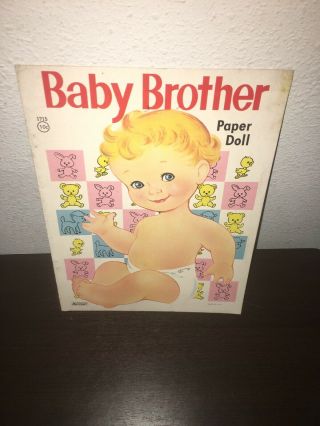 Htf Rare Baby Brother Paper Doll Uncut Ends Jul 24