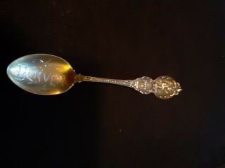 Colorado Sterling Souvenir Spoon Not Scrap Or Junk Vintage Old Engraved Denver