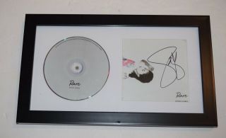 Selena Gomez Signed Autographed Rare Framed Cd Cover Booklet Display Beckett