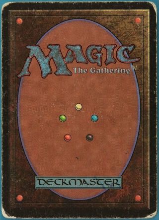Mahamoti Djinn Beta VERY HEAVILY PLD Blue Rare MAGIC CARD (ID 115216) ABUGames 2