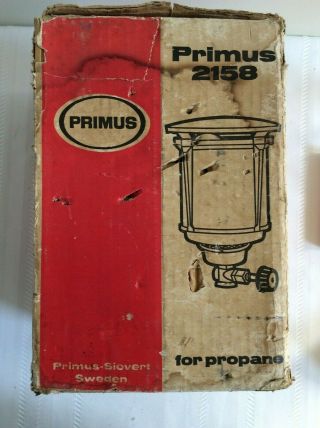 Vintage Primus 2158 Portable Propane Lantern Primus - Sievert Sweden