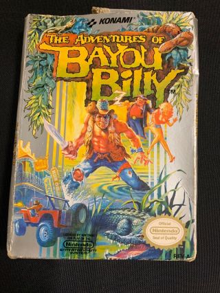 The Adventures Of Bayou Billy For Nintendo Nes Box Only Rare Video Game