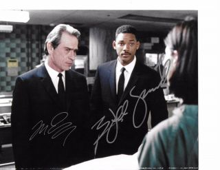 Will Smith/tommy Lee Jones Dual Signed In Person Autograph Men In Black Rare