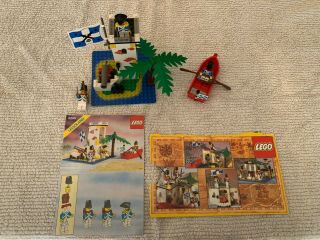 Legoland Vintage & Rare 6265 Pirate Sabre Island (1990),  Instructions Complete