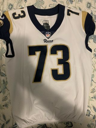 Los Angeles Rams Authentic Game Worn Jersey 73 Walker Rare NFL Football 2