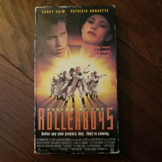 Rare Vintage 1991 Prayer Of The Rollerboys Vhs Video Action Sci - Fi Corey Haim
