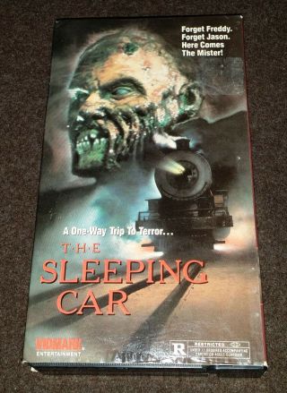 1990 The Sleeping Car Vhs Jeff Conaway Judie Aronson Horror Nudity Rare