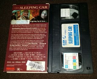 1990 The Sleeping Car VHS Jeff Conaway Judie Aronson Horror Nudity RARE 2