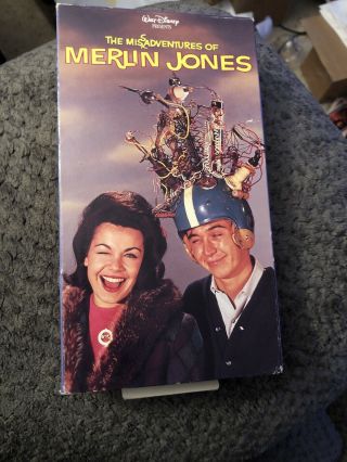 Disney’s The Misadventures Of Merlin Jones - Rare Vhs.  Like Tommy Kirk