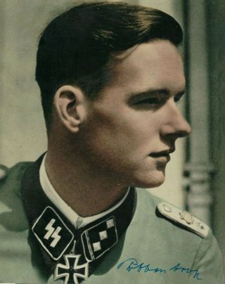 Rudolf Von Ribbentrop Autographed Ww2 German Knight Cross Rare 8x10 Photo