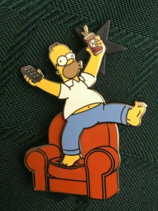 2008 Universal Studios Theme Park The Simpsons Homer Party Time Pin Rare /le 400