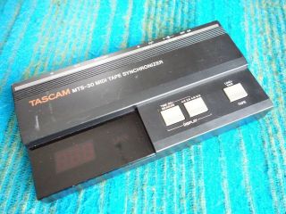 Tascam Mts - 30 Midi Tape Synchronizer W/ Ac Adapter - Rare 80 