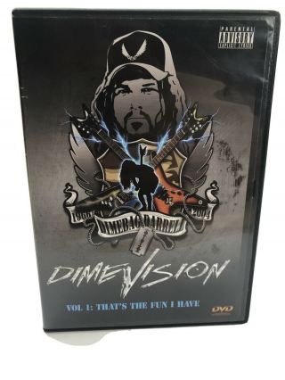 Rare - Dimebag Darrell - Dimevision Dvd - 2006 - Pantera / Damageplan