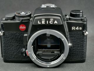 Leica R4s Mod.  P Body In Black Finish R4 - S Mod P Mod.  2 Mod 2: Rare; Great User