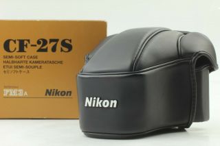 [rare Near In Box] Nikon Cf - 27s Semi Soft Case For Fm3a From Japan 1468