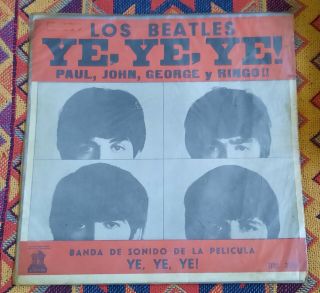 Beatles Ye Ye Ye Uruguay Rare Edition Lp Spanish Titles Diff Cover Read Desc ¡