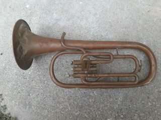 Vintage 1800s Conn Cornet Victory Trumpet Flugelhorn Rare