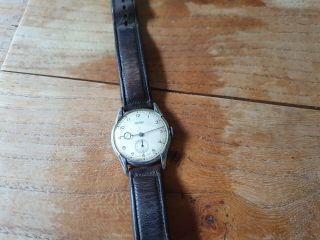Rare 1940s Medana Gents Watch,  7jewels And In A 374 Movement,  Balloon Hands.