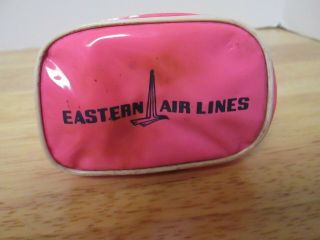 VINTAGE EASTERN AIR LINES Ball And Jacks Set In Mini Travel Bag,  RARE 2