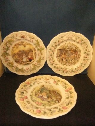 Royal Doulton Brambly Hedge Rare Plates