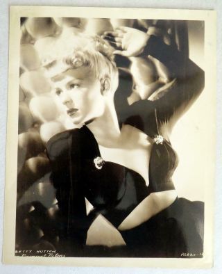 Vintage 1930s Betty Hutton Sexy Headshot Photo Paramount Pictures Rare