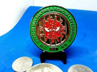 Crazy Rare 3/5 Chicago Police Department C 19 Removal Challenge Coin
