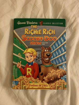 The Richie Rich & Scooby - Doo Show Volume 1 Dvd 2 Disc Set Rare Oop Cartoon
