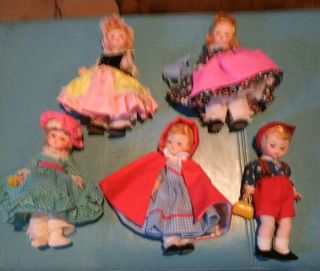 5 - 8 " Vintage Fairy Tale Madame Alexander Dolls