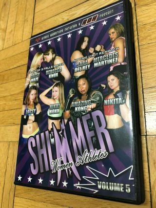 Shimmer Women Athletes Volume 5 Dvd Becky Lynch Kong Roh Wwe Rare