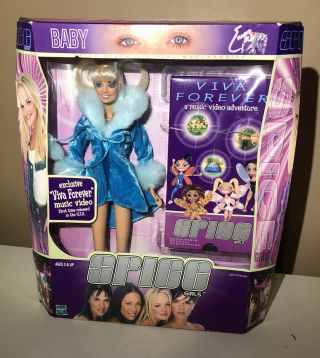 Spice Girls Doll Emma Bunton Baby Spice Viva Forever Doll With Vhs Ultra Rare